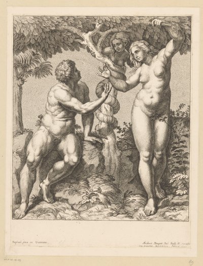 Adam and Eve Tempted by the Serpent by Nicolas Bocquet