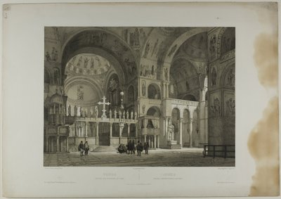 Venice: Second Interior View of St. Mark