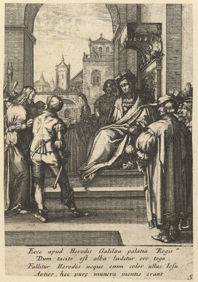 Christ Before Pilate, from The Passion of Christ by Nicolas Cochin