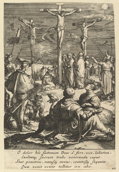 Christ on the Cross, from The Passion of Christ by Nicolas Cochin
