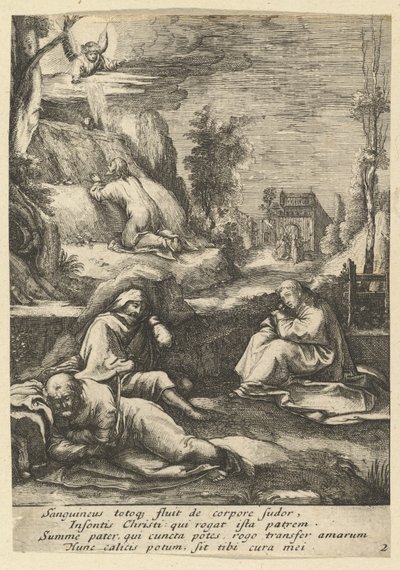 The Agony in the Garden, from The Passion of Christ by Nicolas Cochin