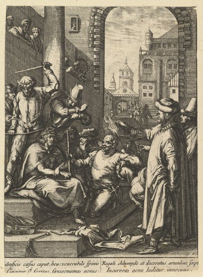 The Crowning with Thorns, from The Passion of Christ, mid 17th century by Nicolas Cochin