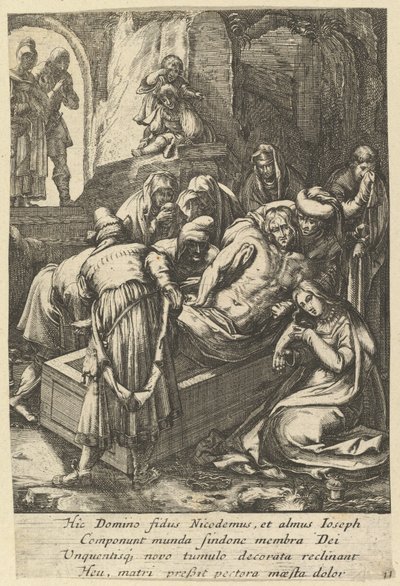 The Entombment, from The Passion of Christ by Nicolas Cochin