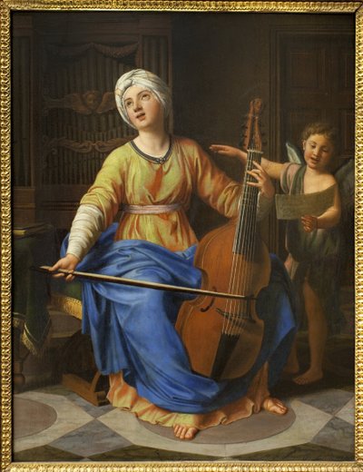 Saint Cecile by Nicolas Colombel