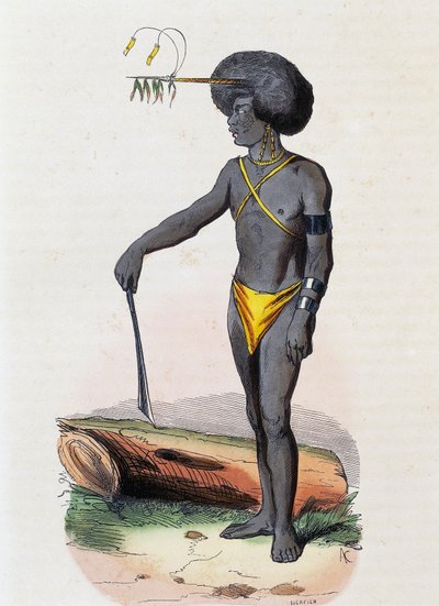 Papuans from Porto Dory (New Guinea) by Nicolas Dally