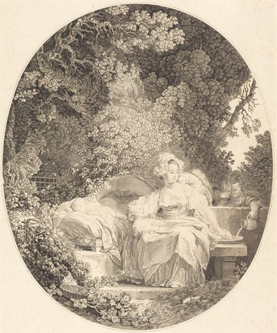 The Good Mother by Nicolas Delaunay after Jean Honoré Fragonard