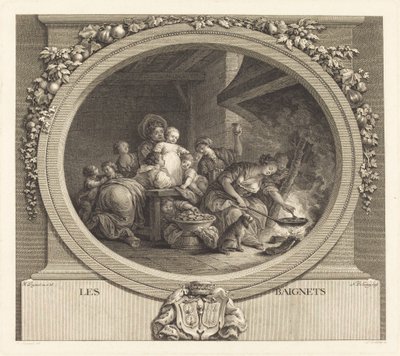 The Donuts by Nicolas Delaunay after Jean Honoré Fragonard