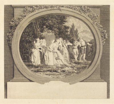 The Accepted Vows by Nicolas Delaunay after Jean Honoré Fragonard