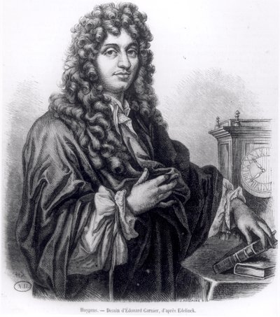 Christian Huyghens by Nicolas Etienne Edelinck