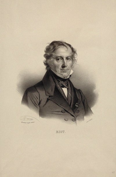 Portrait of Jean Baptiste Biot by Nicolas Eustache Maurin