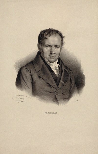 Portrait of Siméon Denis Poisson, 1781-1840 by Nicolas Eustache Maurin