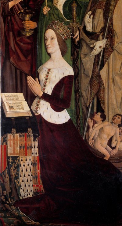 Portrait of Jeanne de Laval by Nicolas Froment