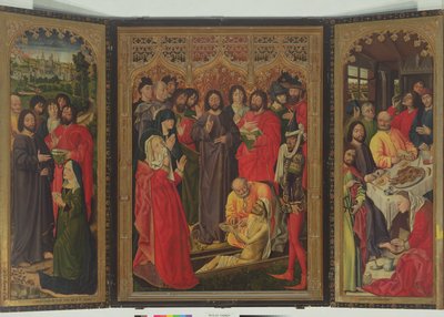 Resurrection of Lazarus Triptych by Nicolas Froment