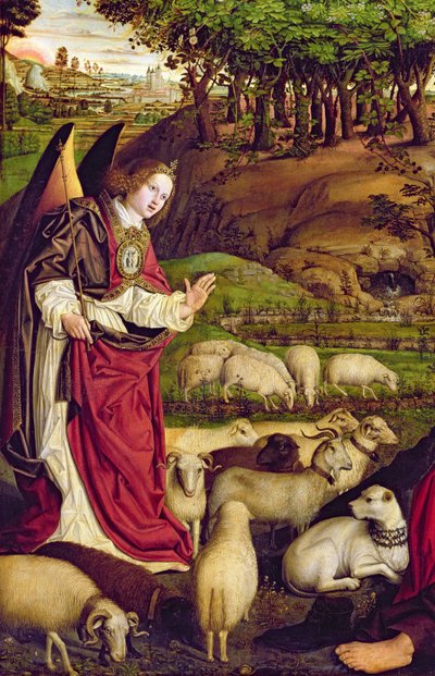 The Triptych of Moses and the Burning Bush, c.1476 (detail) by Nicolas Froment