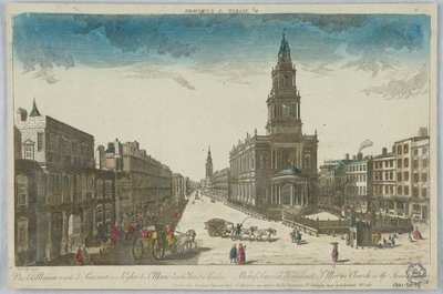 Peep-show, View of Somerset House with St. Mary