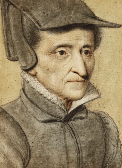 Portrait Head of an Old Woman by Nicolas Lagneau or Lanneau