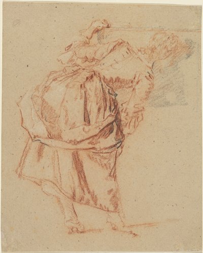 A Young Woman Looking in a Mirror by Nicolas Lancret