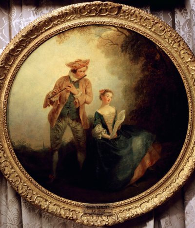 Duet by Nicolas Lancret
