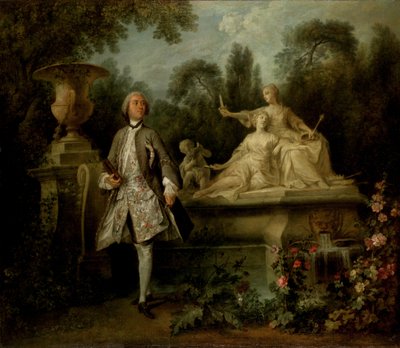 Portrait of the Actor Grandval by Nicolas Lancret