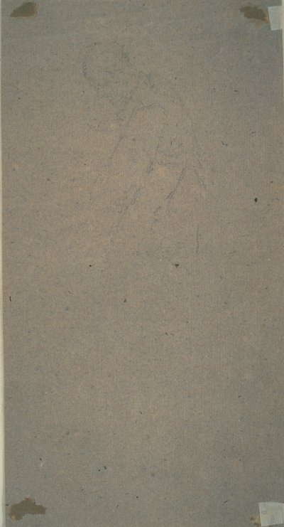 Sketch of Clothed Torso by Nicolas Lancret