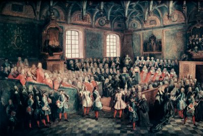 The Seat of Justice in the Parlement of Paris by Nicolas Lancret