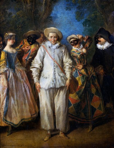 The actors of the Italian comedy, by Nicolas Lancret, France by Nicolas Lancret