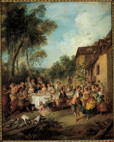The honeymoon by Nicolas Lancret