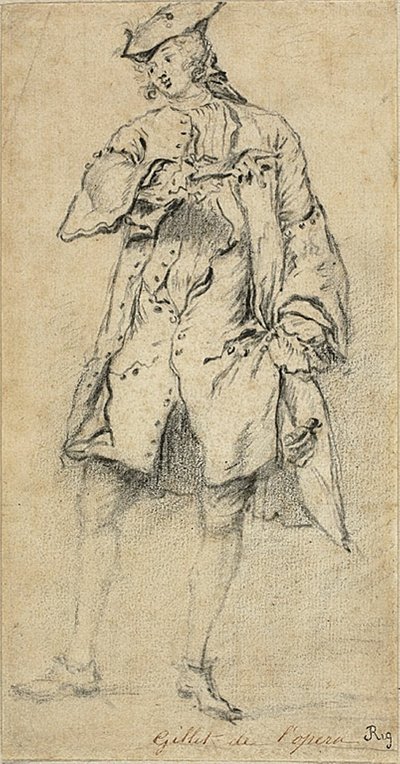 Young Man Standing by Nicolas Lancret