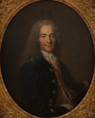 Portrait of Voltaire in 1718, ca 1718-1724 by Nicolas Largillière de