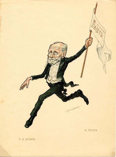 Portrait of Marius Petipa by Nicolas Legat