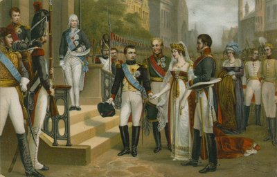 Napoleon Receiving Queen Louise of Prussia at Tilsit, 6 July 1807 by Nicolas Louis Francois Gosse