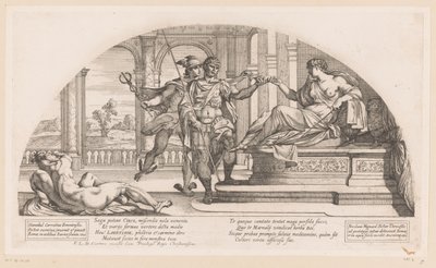 Odysseus at Circe (Stories from the Odyssey) by Nicolas Mignard