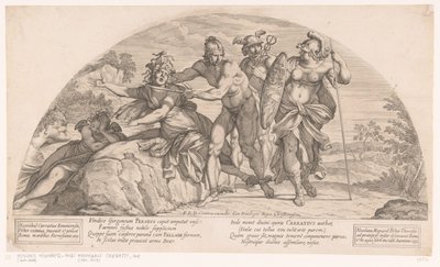 Perseus Beheads Medusa (Stories from the Odyssey) by Nicolas Mignard
