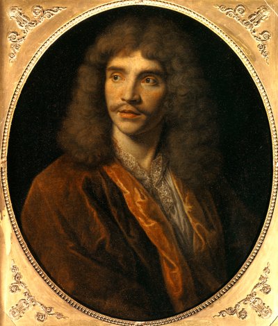 Portrait of Jean Baptiste Poquelin dit Moliere (1622-1673) by Nicolas Mignard