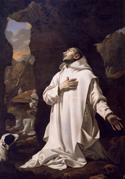 St Bruno Praying in Desert by Nicolas Mignard