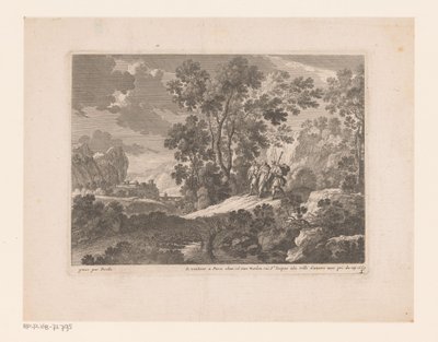 Christ and the Disciples at Emmaus by Nicolas Perelle