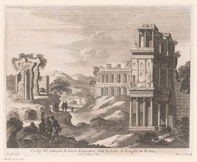 View of the Ruins of the Settizonio by Nicolas Perelle