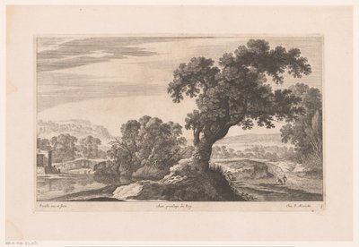 Landscape with Tree by a Lake by Nicolas Perelle