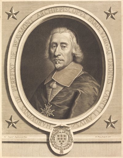 Perefixe de Beaumont by Nicolas Pitau I after Pierre Mignard I