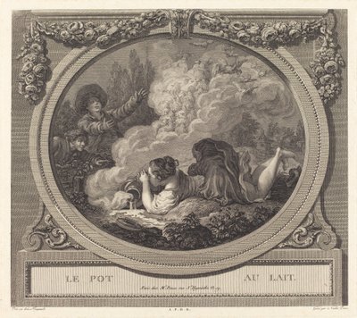 The Milk Pot by Nicolas Ponce after Jean Honoré Fragonard