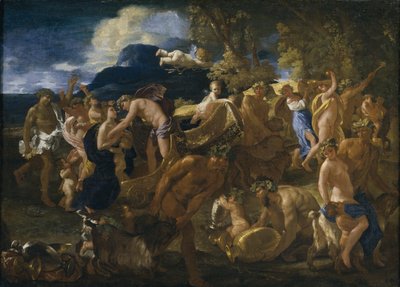 Bacchanale or Bacchus and Ariadne by Nicolas Poussin