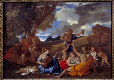 Bacchanale to the Guitar Player or The Great Bacchanale by Nicolas Poussin