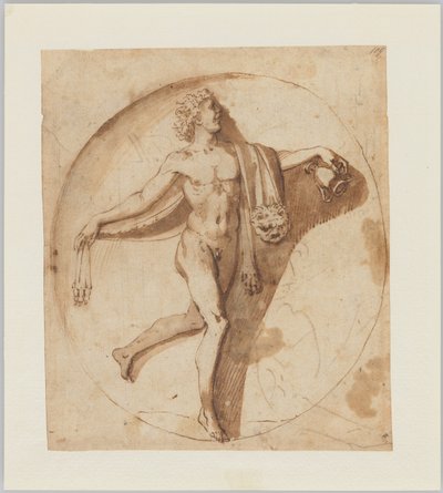 Dancing Votary of Bacchus by Nicolas Poussin