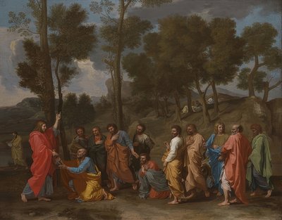 The Sacrament of Ordination (Christ Handing the Keys to St. Peter) by Nicolas Poussin