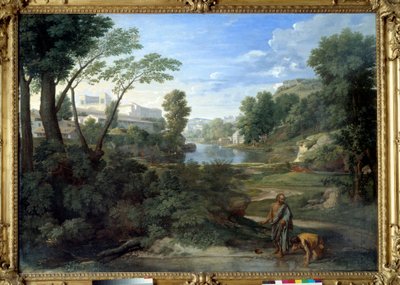 Diogenes Throwing His Ecvil by Nicolas Poussin