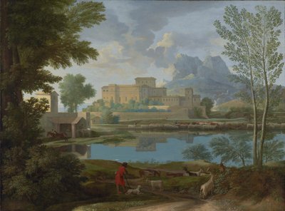 Landscape with a Calm by Nicolas Poussin