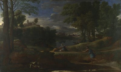 Landscape with a Man Killed by a Snake, 1648 by Nicolas Poussin