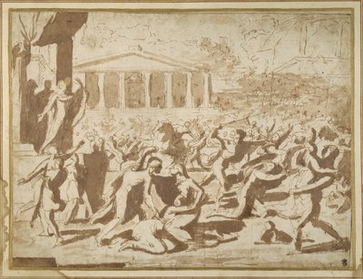 Study for the Abduction of the Sabine Women by Nicolas Poussin