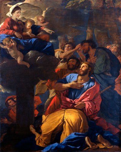 The Apparition of the Virgin to St. James the Great, c1629-1630 by Nicolas Poussin