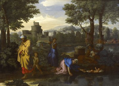 The Finding of Moses by Nicolas Poussin